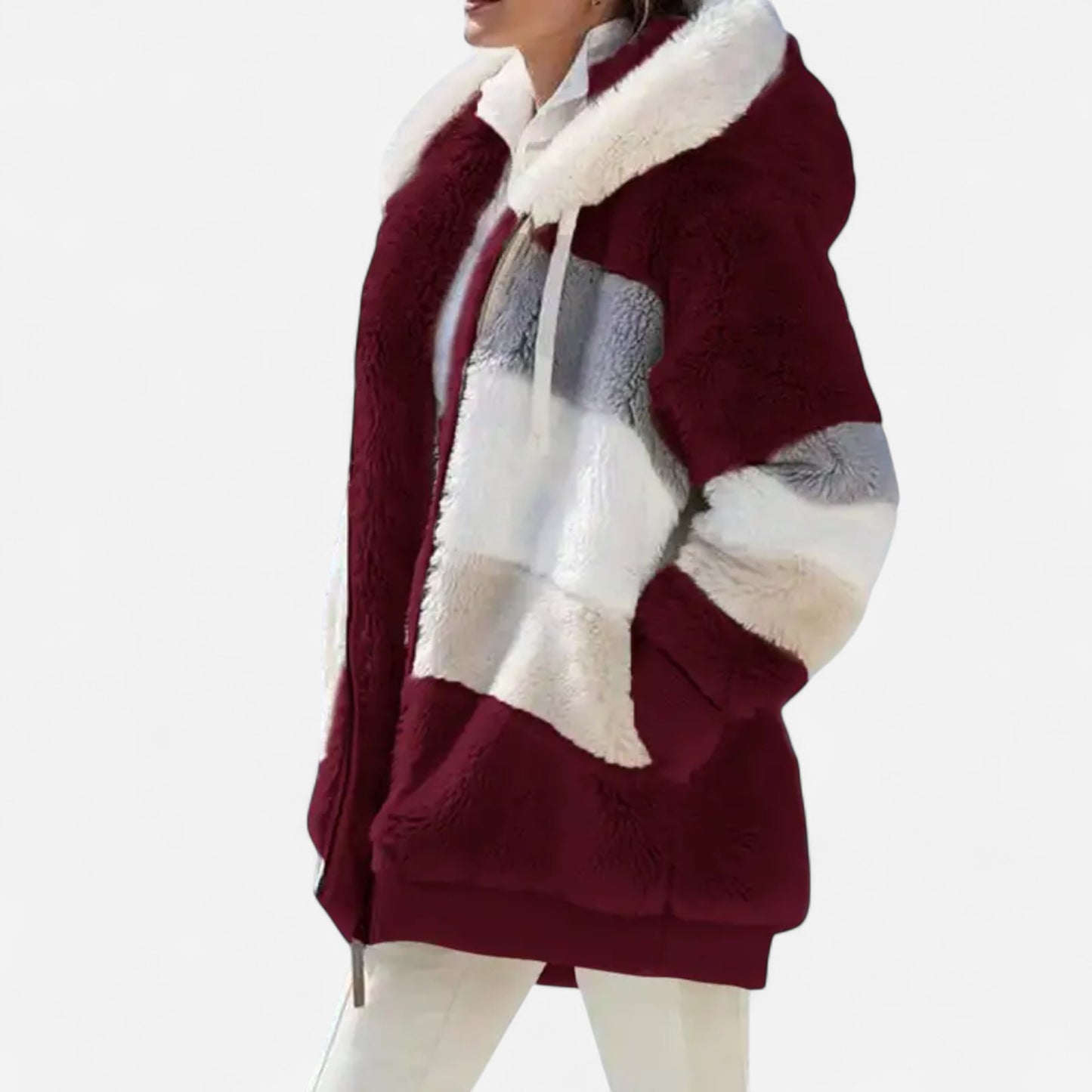 Sophie - Cardigan d'automne élégant en polaire douce