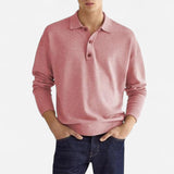 Québec Élégance polo shirt Landon - Polo à manches longues élégant pour hommes