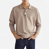 Québec Élégance polo shirt Landon - Polo à manches longues élégant pour hommes