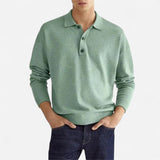 Québec Élégance polo shirt Landon - Polo à manches longues élégant pour hommes