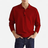 Québec Élégance polo shirt Landon - Polo à manches longues élégant pour hommes