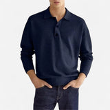 Québec Élégance polo shirt Landon - Polo à manches longues élégant pour hommes