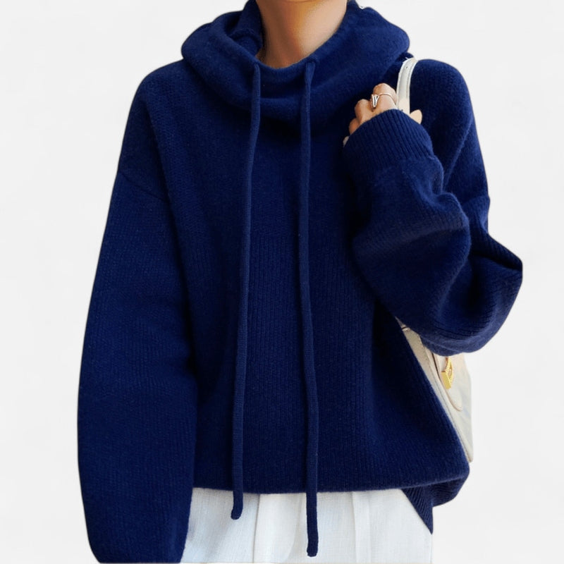 Québec Élégance pullover Charlot - Pull col roulé en laine mérinos élégant et confortable