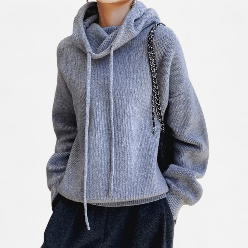 Québec Élégance pullover Charlot - Pull col roulé en laine mérinos élégant et confortable