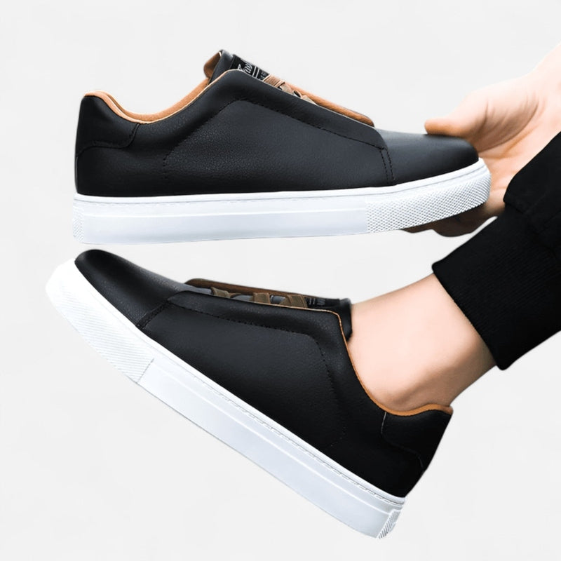Québec Élégance schoenen mannen Jacko - Baskets classiques premium en cuir végan