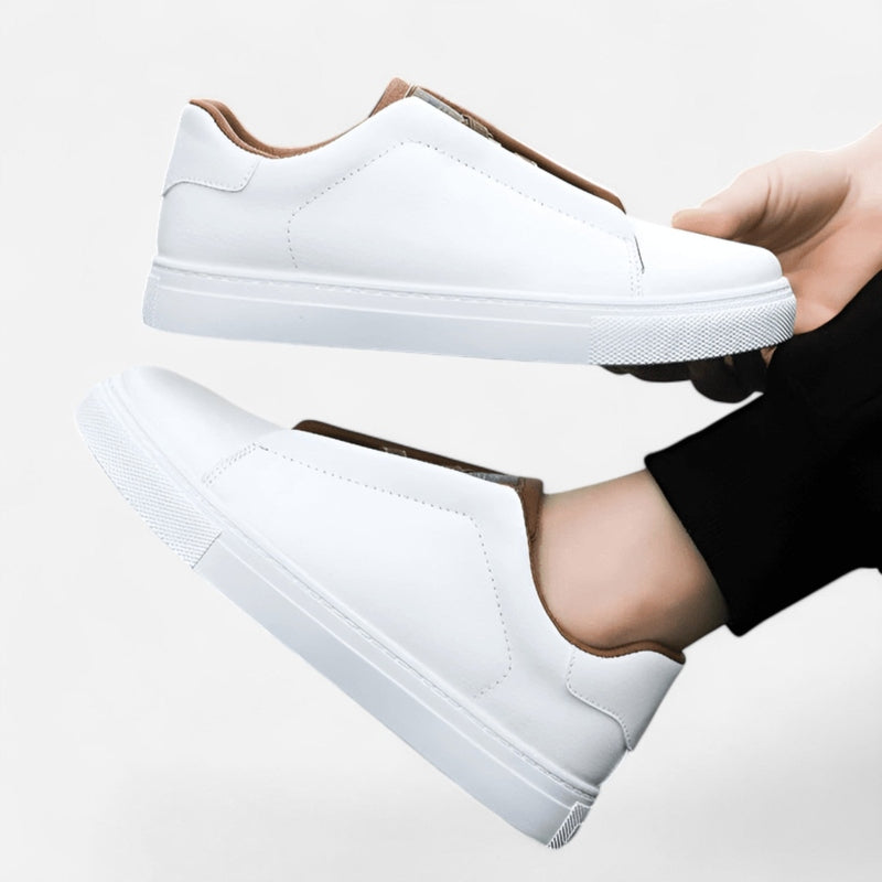 Québec Élégance schoenen mannen Jacko - Baskets classiques premium en cuir végan