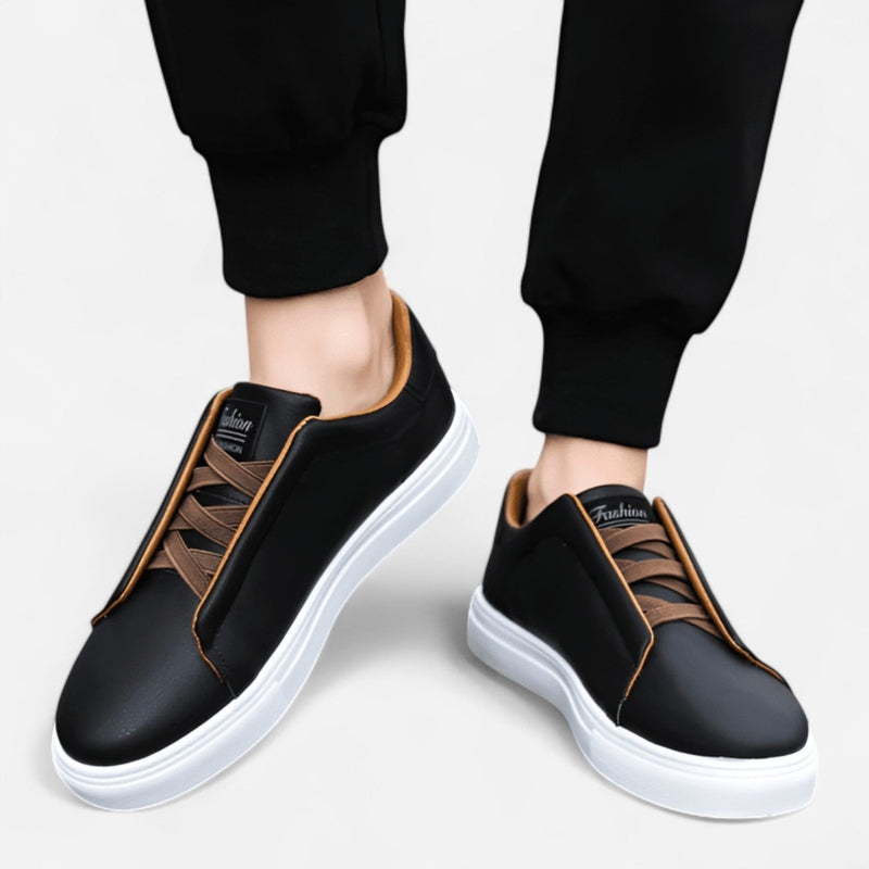 Québec Élégance schoenen mannen Jacko - Baskets classiques premium en cuir végan