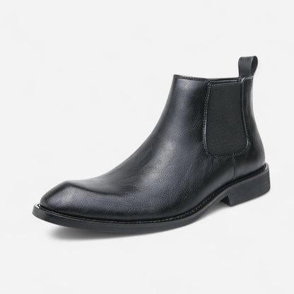 Québec Élégance shoes Cooper - Bottines Chelsea en cuir haut de gamme pour homme
