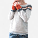 Québec Élégance sweater Carina - Pull vintage en laine ultra-douce avec col rond