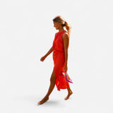 Anavella - Robe Midi d'Été Élégante au Design Fluide et Chic