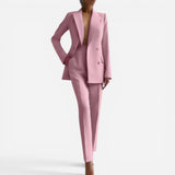 Ensemble Élégant de Blazer et Pantalon pour Femme - Chic et Confortable