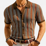 Damian Cruz - Polo en Tricot Élégante pour Homme, Confort et Style