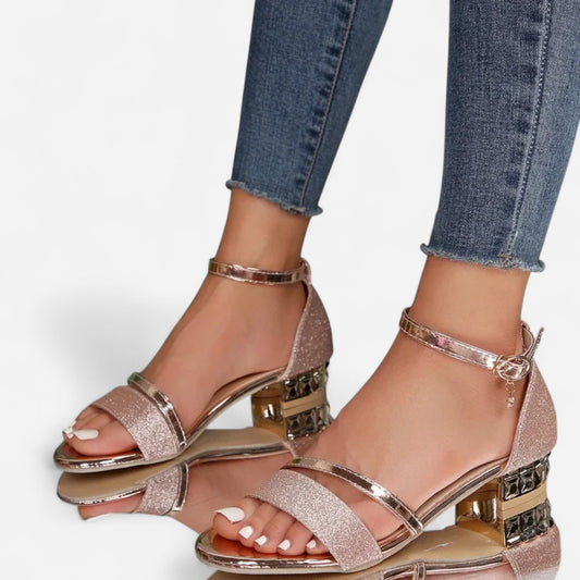 Julisse Radiance - Sandales à Talons Confortables et Élégantes
