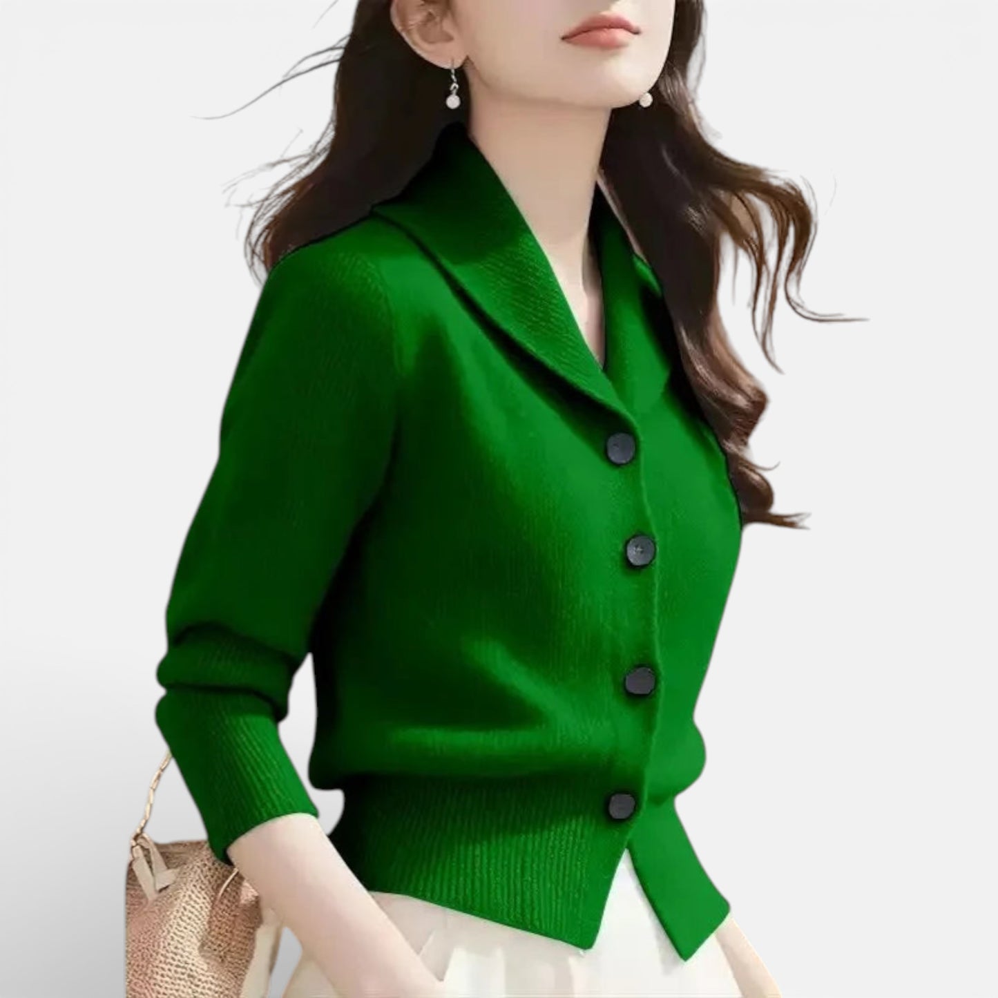 Lorvella - Blazer en Tricot Douillet pour un Style Élégant