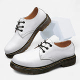 Chaussures Oxford pour hommes - Cuir lisse, coupe classique, élégance intemporelle