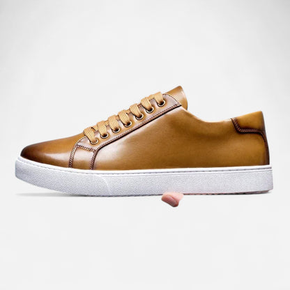 Salvano - Baskets en Cuir Véritable pour un Style Élégant