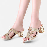 Castia Cristal - Sandales à Talons Élégantes et Confortables