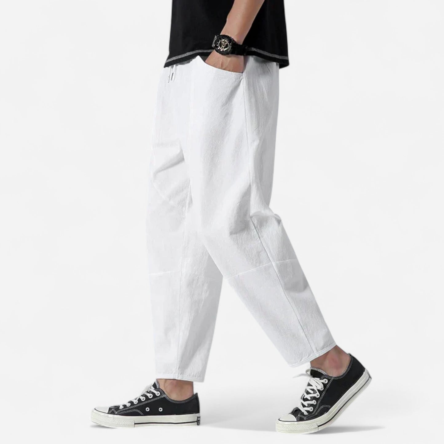 Alex - Pantalon décontracté élégant à coupe ample et stylé