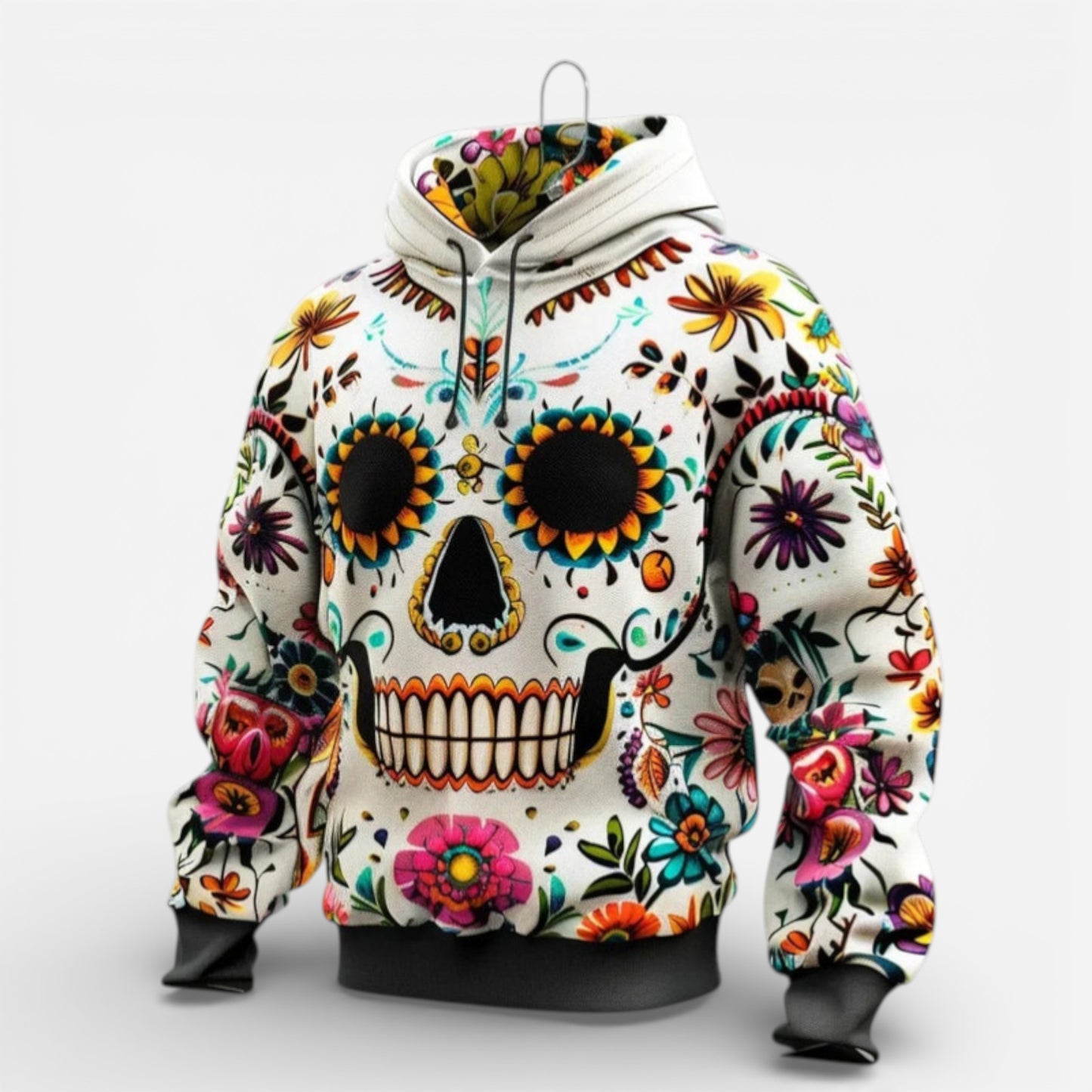 Santo Skull Hoodie - Sweat à capuche unique et stylé pour tous