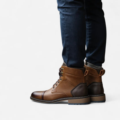 Ashford Bottes en Cuir Vintage - Élégance Durable et Confort Optimal
