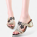Castia Cristal - Sandales à Talons Élégantes et Confortables