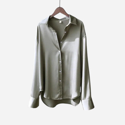 Elvire Satin Blouse - Élégance et Confort en Satin Premium