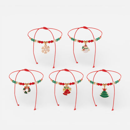 Ensemble de Charms Festifs Jingle - Élégance et Magie pour vos Fêtes