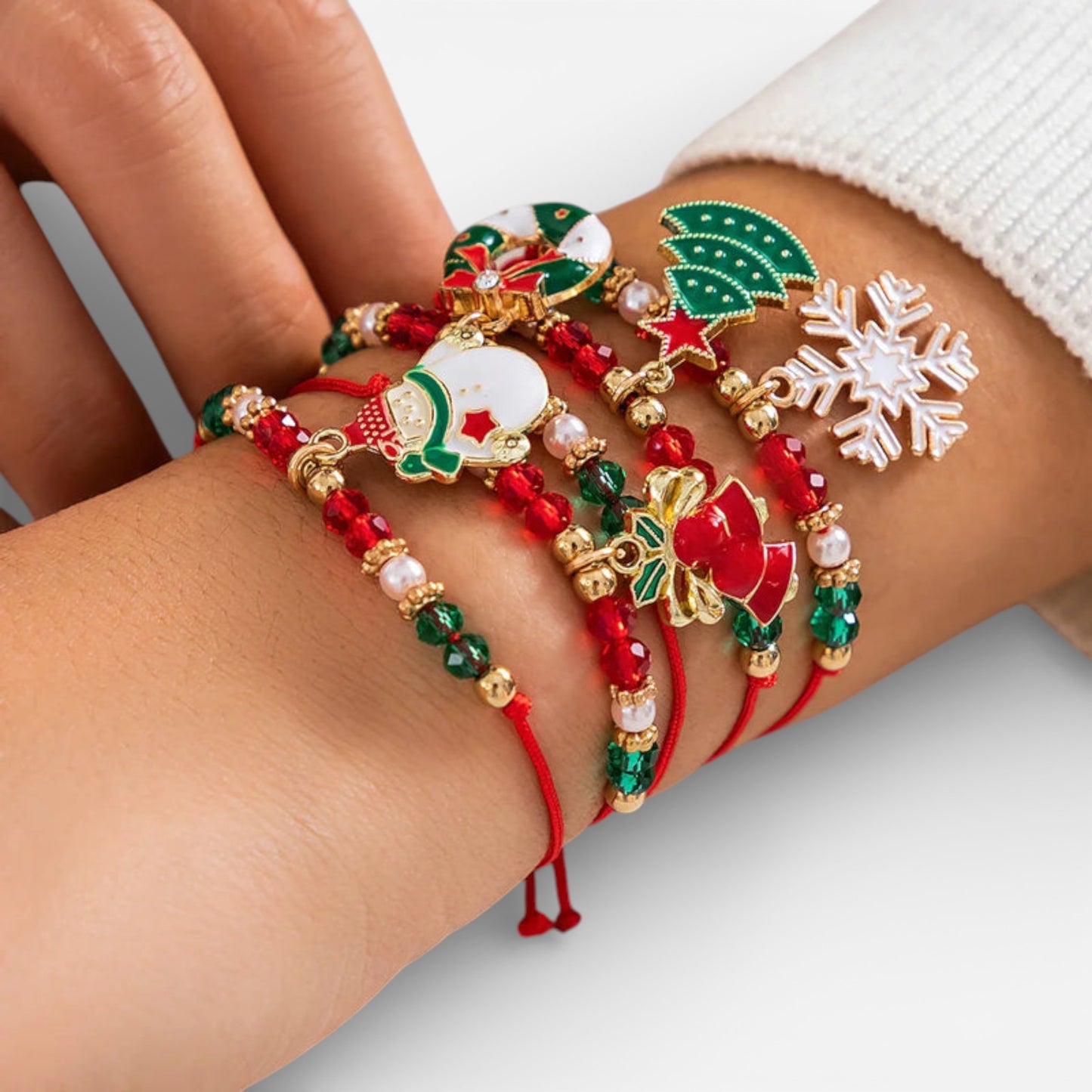 Ensemble de Charms Festifs Jingle - Élégance et Magie pour vos Fêtes