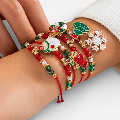 Ensemble de Charms Festifs Jingle - Élégance et Magie pour vos Fêtes