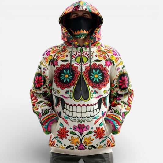 Santo Skull Hoodie - Sweat à capuche unique et stylé pour tous