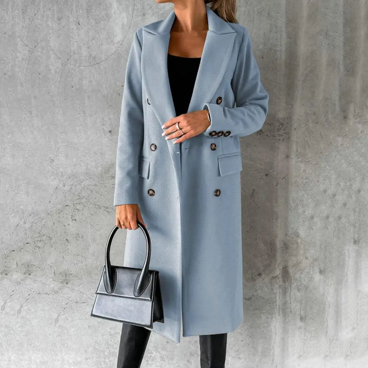 SELENE™ | Chic Wool Trench Coat