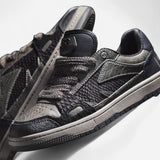 Black Mamba - Sneakers en Cuir de Serpent Unique et Élégantes