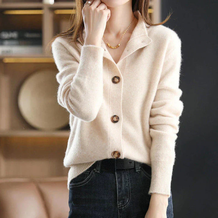 LAURE™ | Cardigan intemporel en cachemire