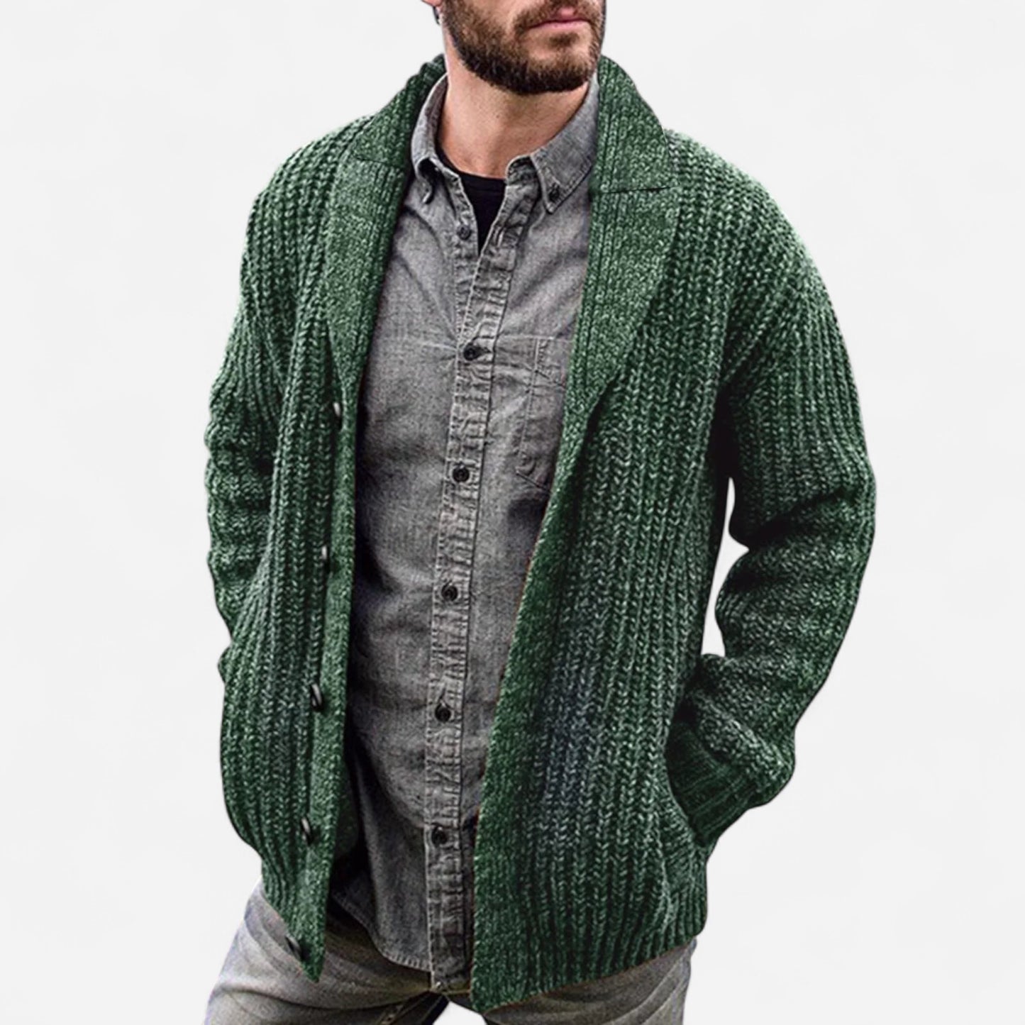 Max - Cardigan Confortable pour Hommes - Élégance et Chaleur