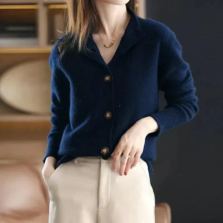 LAURE™ | Cardigan intemporel en cachemire