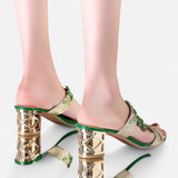 Castia Cristal - Sandales à Talons Élégantes et Confortables