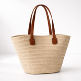 Sac de Plage Tissé d'Été - Élégant, Pratique et Écologique