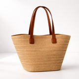 Sac de Plage Tissé d'Été - Élégant, Pratique et Écologique