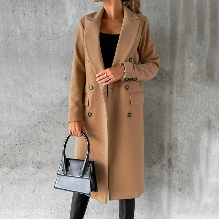 SELENE™ | Chic Wool Trench Coat