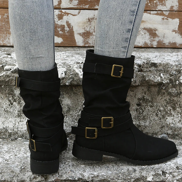 MELANIE™ |  Bottes à boucles décontractées