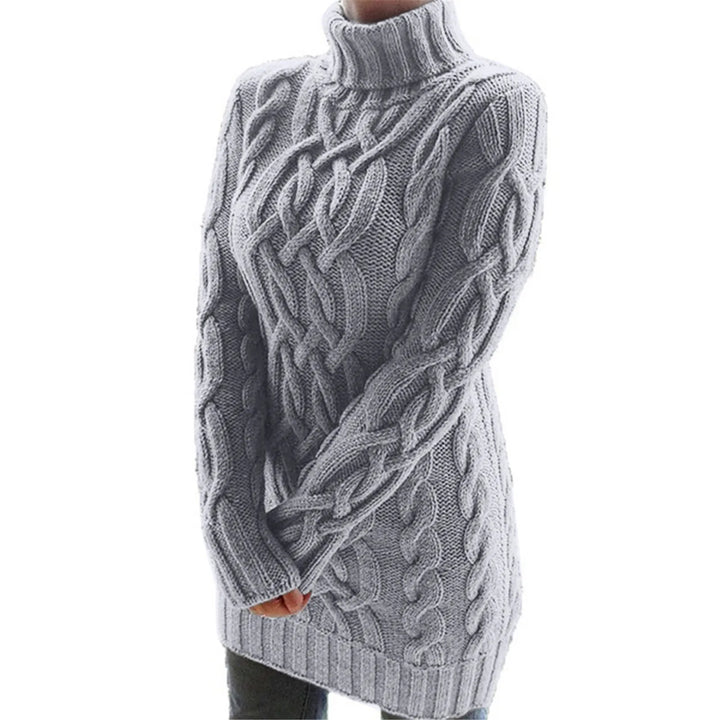 VIKTORIA™ | Turtleneck Long Sleeve Sweater 