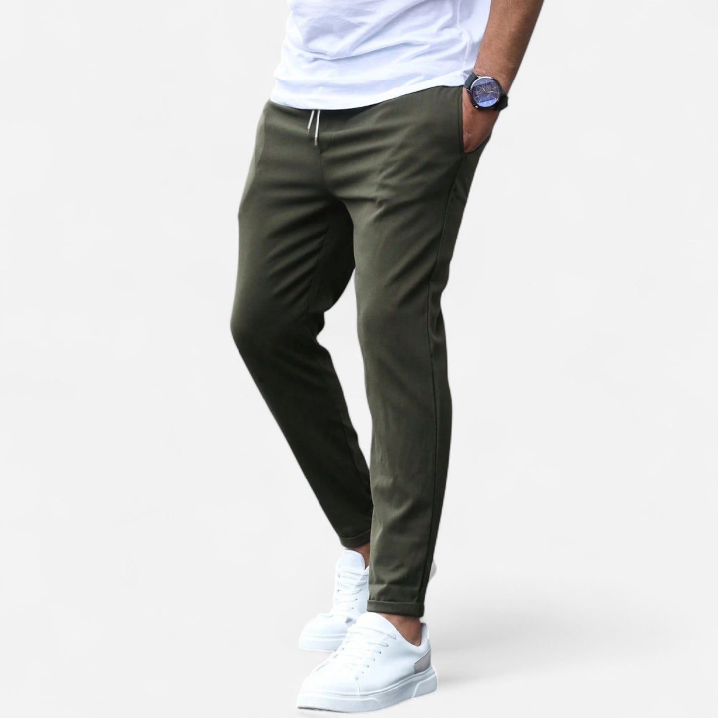 Sebastian - Pantalon Confortable Élastique pour un Style Élégant