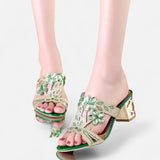 Castia Cristal - Sandales à Talons Élégantes et Confortables