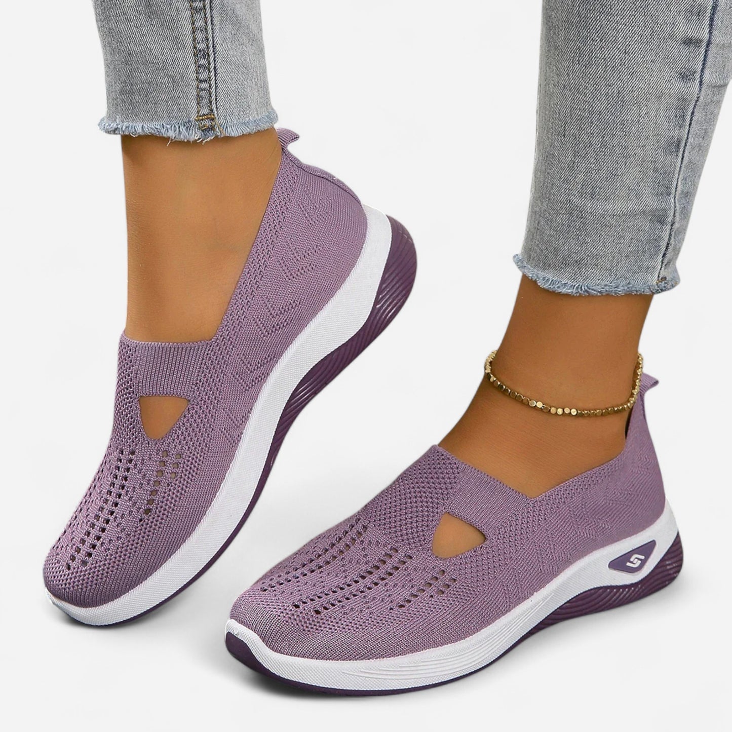 Avena - Baskets Slip-On Mesh Confortables et Élégantes