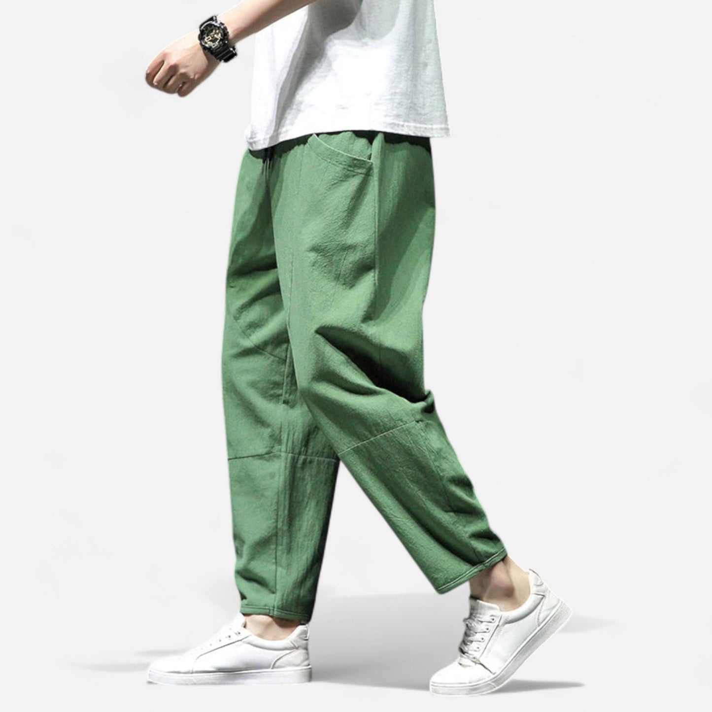 Alex - Pantalon décontracté élégant à coupe ample et stylé