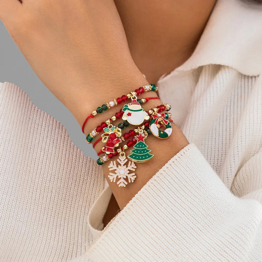 Ensemble de Charms Festifs Jingle - Élégance et Magie pour vos Fêtes