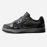 Black Mamba - Sneakers en Cuir de Serpent Unique et Élégantes