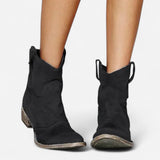 Dael - Bottes Cowboy Vintage à la Cheville pour un Style Unique
