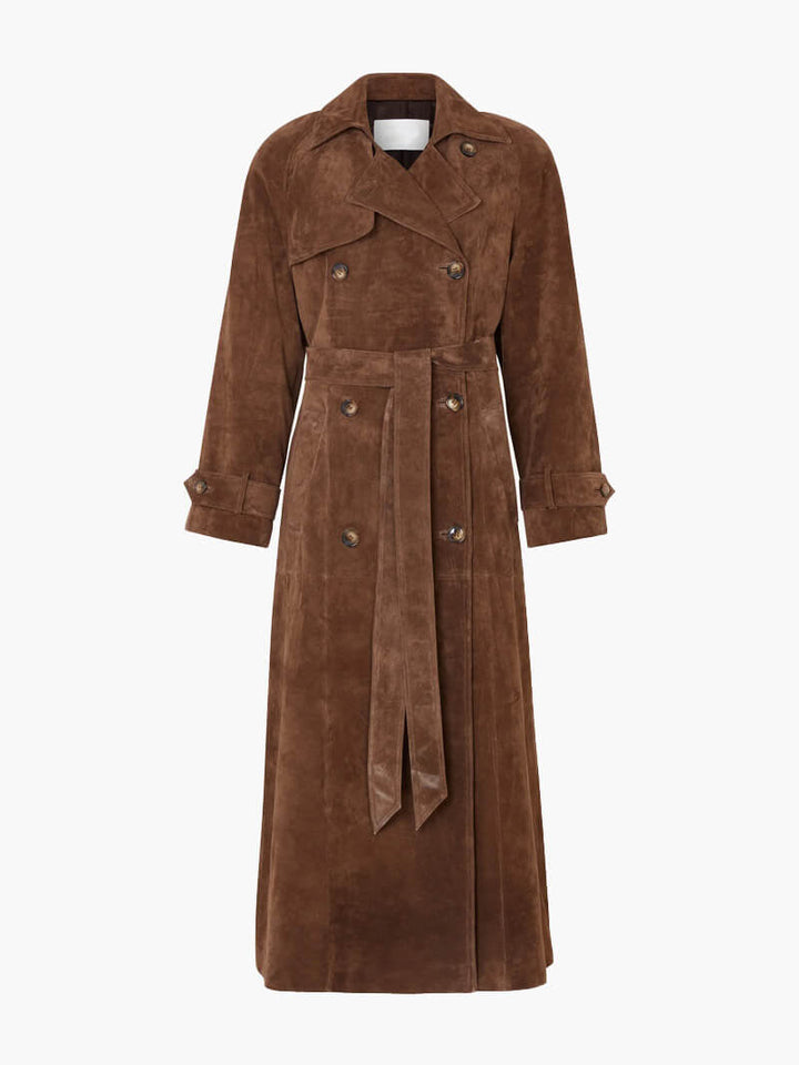 SOLANA™ | Trench-coat en cuir