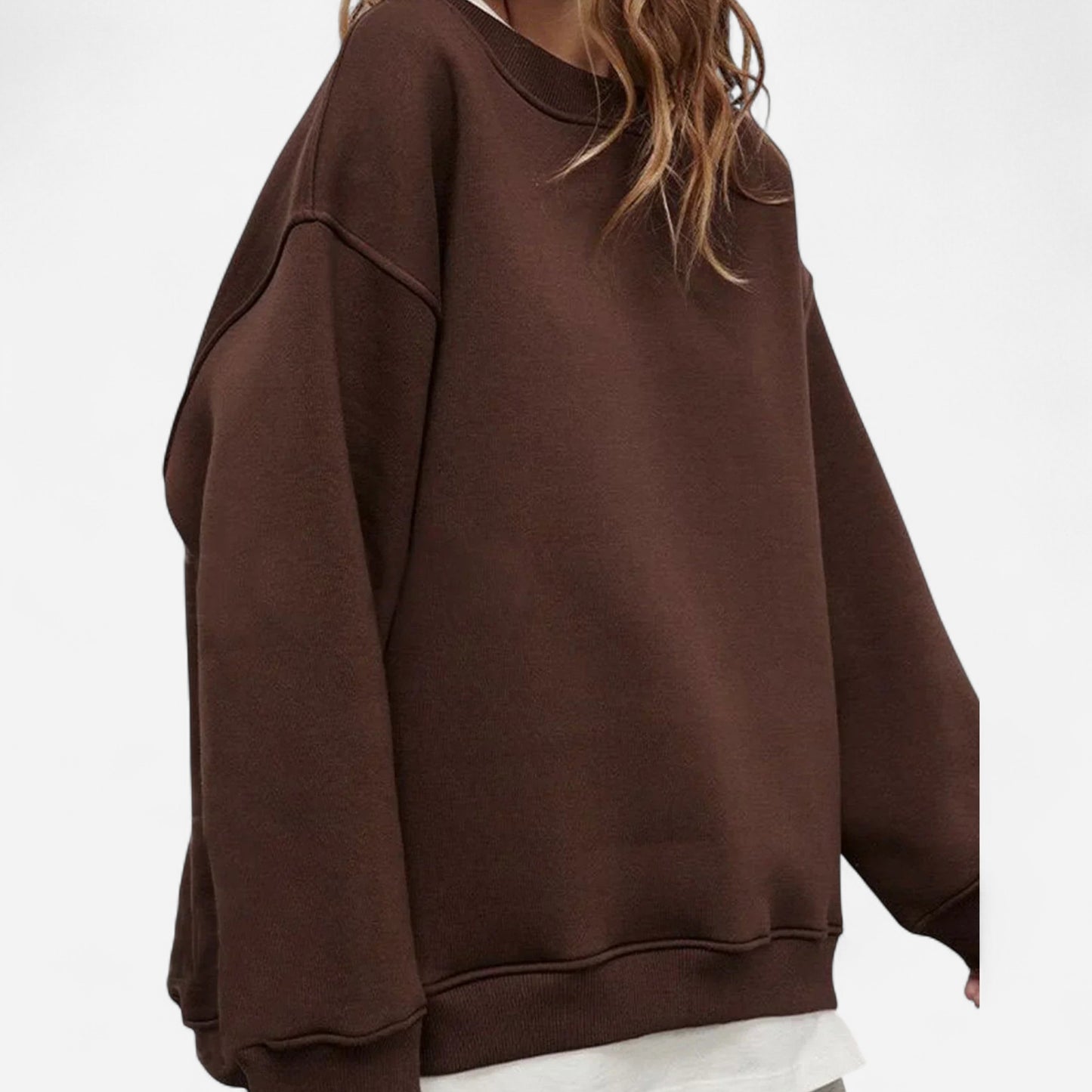 Lola - Sweatshirt Oversize à Col Rond pour un Confort Optimal